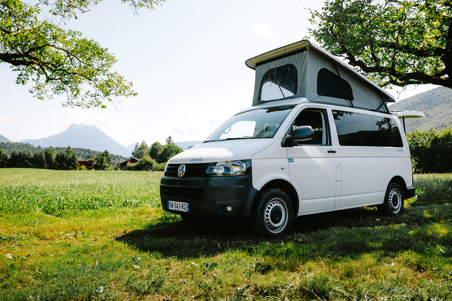 Coquille Campervans vous propose le Van Tribu pour vos aventures familiales en Haute Savoie